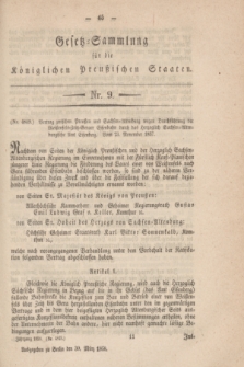 Gesetz-Sammlung für die Königlichen Preußischen Staaten. 1858, Nr. 9 (30 März)