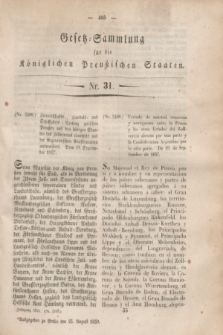 Gesetz-Sammlung für die Königlichen Preußischen Staaten. 1859, Nr. 31 (25 August)