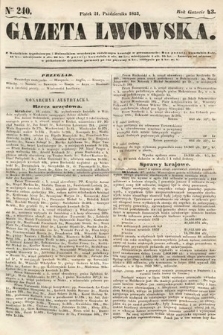 Gazeta Lwowska. 1853, nr 240