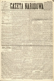 Gazeta Narodowa. 1876, nr 144