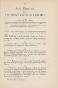 Gesetz-Sammlung für die Königlichen Preußischen Staaten. 1906, Nr. 31 (11 Juli)