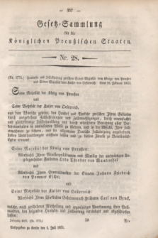Gesetz-Sammlung für die Königlichen Preußischen Staaten. 1853, Nr. 28 (1 Juli)