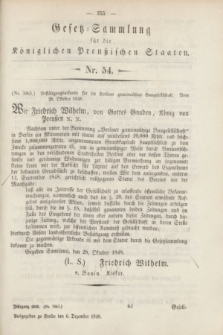 Gesetz-Sammlung für die Königlichen Preußischen Staaten. 1848, Nr. 54 (6 Dezember)