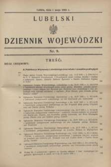 Lubelski Dziennik Wojewódzki. [R.16], nr 9 (1 maja 1935)
