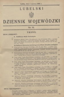 Lubelski Dziennik Wojewódzki. [R.16], nr 11 (1 czerwca 1935)