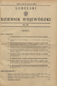 Lubelski Dziennik Wojewódzki. [R.16], nr 23 (28 września 1935)