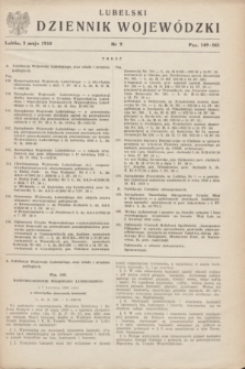 Lubelski Dziennik Wojewódzki. 1950, nr 9 (2 maja)