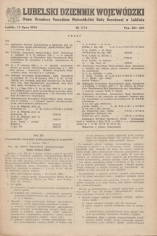 Lubelski Dziennik Wojewódzki : organ urzędowy Prezydium Wojewódzkiej Rady Narodowej w Lublinie. 1950, nr 3 (15 lipca) = nr 14