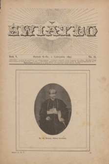 Światło. R.5, nr 11 (1 listopada 1891)