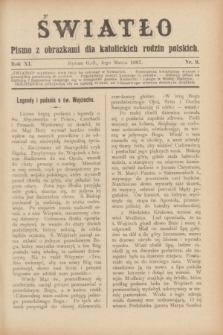 Światło : pismo z obrazkami dla katolickich rodzin polskich. R.11, nr 9 (4 marca 1897)