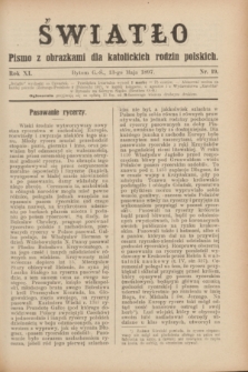Światło : pismo z obrazkami dla katolickich rodzin polskich. R.11, nr 19 (13 maja 1897)
