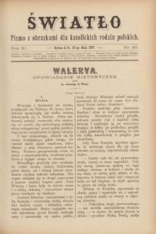 Światło : pismo z obrazkami dla katolickich rodzin polskich. R.11, nr 20 (20 maja 1897)