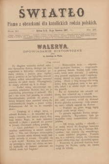 Światło : pismo z obrazkami dla katolickich rodzin polskich. R.11, nr 25 (24 czerwca 1897)