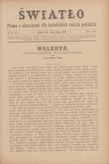 Światło : pismo z obrazkami dla katolickich rodzin polskich. R.11, nr 29 (22 lipca 1897)
