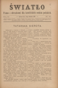 Światło : pismo z obrazkami dla katolickich rodzin polskich. R.11, nr 50 (16 grudnia 1897)