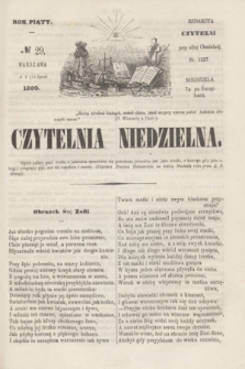Czytelnia Niedzielna. R.5, № 29 (15 lipca 1860) + dod.
