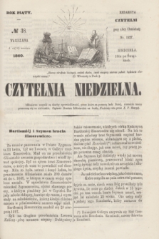 Czytelnia Niedzielna. R.5, № 38 (16 września 1860)