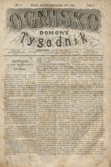 Ognisko Domowe : tygodnik. T.1, № 5 (30 października 1874)