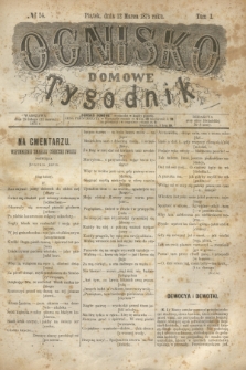 Ognisko Domowe : tygodnik. T.1, № 24 (12 marca 1875)