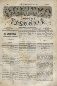 Ognisko Domowe : tygodnik. T.1, № 28 (9 kwietnia 1875)