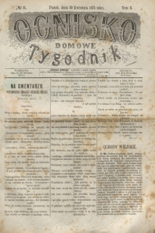 Ognisko Domowe : tygodnik. T.1, № 31 (30 kwietnia 1875) + dod.