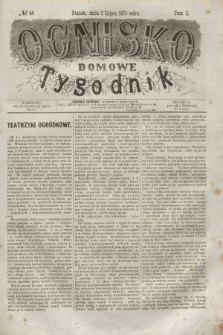 Ognisko Domowe : tygodnik. T.1, № 40 (2 lipca 1875) + dod.