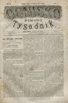 Ognisko Domowe : tygodnik. T.1, № 49 (3 września 1875) + dod.
