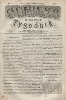 Ognisko Domowe : tygodnik. T.1, № 52 (24 września 1875) + dod.