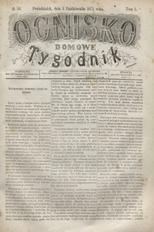 Ognisko Domowe : tygodnik. T.1, № 53 (4 października 1875) + dod.