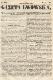 Gazeta Lwowska. 1853, nr 270