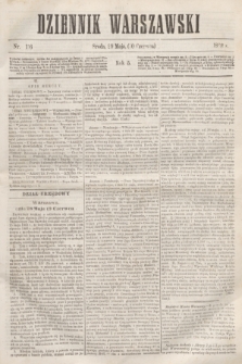 Dziennik Warszawski. R.5, nr 116 (10 czerwca 1868)