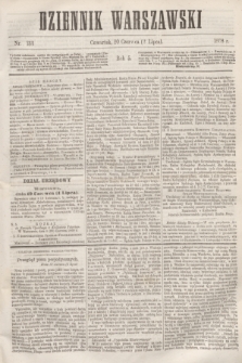 Dziennik Warszawski. R.5, nr 133 (2 lipca 1868) + dod.