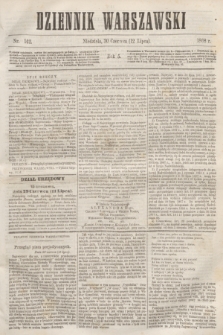 Dziennik Warszawski. R.5, nr 142 (12 lipca 1868) + dod.