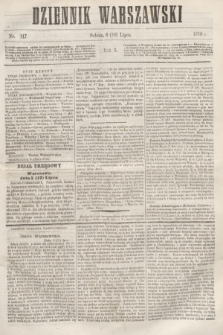 Dziennik Warszawski. R.5, nr 147 (18 lipca 1868) + dod.