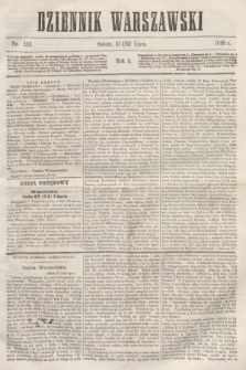 Dziennik Warszawski. R.5, nr 153 (25 lipca 1868)