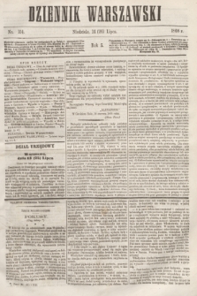 Dziennik Warszawski. R.5, nr 154 (26 lipca 1868) + dod.