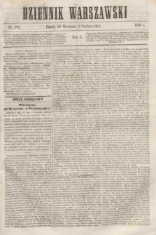 Dziennik Warszawski. R.5, nr 206 (2 października 1868)