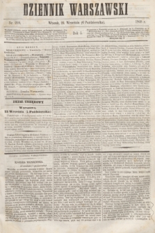 Dziennik Warszawski. R.5, nr 209 (6 października 1868)