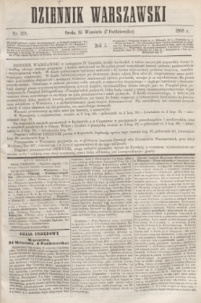 Dziennik Warszawski. R.5, nr 210 (7 października 1868)