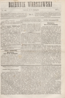 Dziennik Warszawski. R.5, nr 244 (15 listopada 1868) + dod