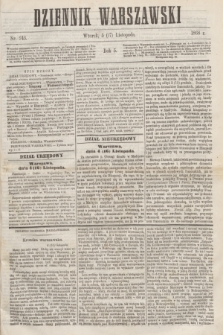 Dziennik Warszawski. R.5, nr 245 (17 listopada 1868) + dod.