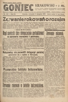 Goniec Krakowski. 1920, nr 212