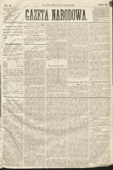 Gazeta Narodowa. 1872, nr 14