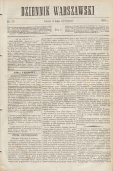 Dziennik Warszawski. R.2, nr 178 (12 sierpnia 1865)