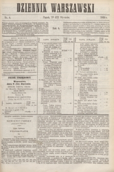 Dziennik Warszawski. R.6, nr 8 (22 stycznia 1869)
