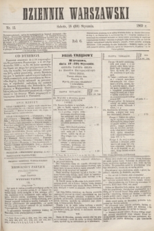 Dziennik Warszawski. R.6, nr 15 (30 stycznia 1869)