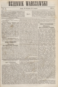 Dziennik Warszawski. R.6, nr 23 (10 lutego 1869)