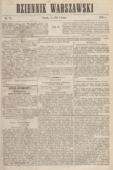 Dziennik Warszawski. R.6, nr 38 (26 lutego 1869) + dod