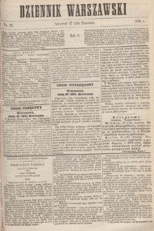 Dziennik Warszawski. R.6, nr 85 (29 kwietnia 1869)