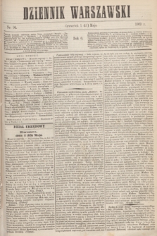 Dziennik Warszawski. R.6, nr 94 (13 maja 1869) + dod
